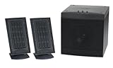 Monsoon MM-1000 2.1 Flat Panel Computer Speakers (3-Speaker, Black)