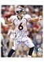 Jay Cutler Denver Broncos Autographed 8" x 10" (Throwing) White Jersey Photograph with "6" Inscription (Unframed)