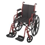 Adepta Medical 57201 BLK 20 Inch Lightweight Wheelchair Black