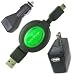 Retractable Travel Kit for Cingular 8125/T-Mobile MDA/K-Jam/Qtek 9100