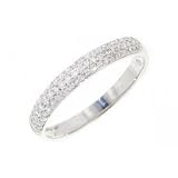 0.25CTW.14KMicroPavesetWhiteDiamondBandRing