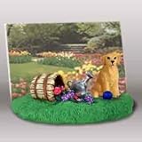 Golden Retriever - Picture Frame with Teddy Bear