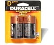 Duracell D2 Duracell D Cell Alkaline Batteries - 2 Pack