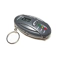 Alcohol breath tester with flashlight and timer