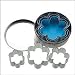 Flower Shaped Cookie Cutters- set of six