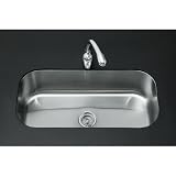 KOHLER K-3376-NA Undertone Extra-Large, Single-Basin Undercounter Kitchen Sink