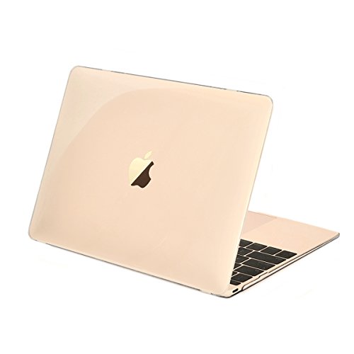 Unik Case-Retina 12 Inch Crystal Hard Case for Macbook 12" with Retina Display A1534 Shell Cover(2015 Newest Version)-Clear