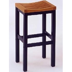 24 Solid Wood Counter Bar Stool with Footrest by Furniture
