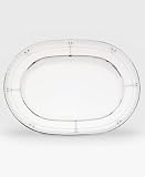 Noritake Palmer Platinum Small Oval Platter, 12