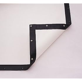 Da-Lite Mini Fold Tabletop Projection Screen, 21" x 30", Da-Tex (rear projection) Material and Da-Mat (front projection) Material.