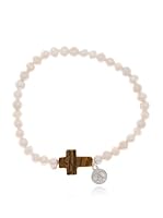 Alexandra Plata Pulsera Cross