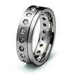 Stainless Steel Ring with CZ (Sizes 8-12)