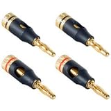Dayton Audio BAGS-G Banana Speaker Plug 2 Pair