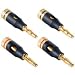 Dayton Audio BAGS-G Banana Speaker Plug 2 Pair