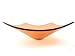 Fontaine Zinfandel Warped Trapezoid Glass Vessel Bathroom Sink + Drain and Mount Ring...
