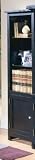 Home Elegance 8045-2 Black Rub-Through Style Entertainment Center left unit