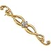 Jewelry : 14K Yellow Gold Diamond Brooch