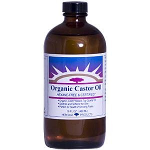 Heritage Products Organic Castor Oil 16 Oz by Heritage Products
