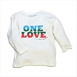 Little Green Radicals One Love Long Sleeve T-shirt in White
