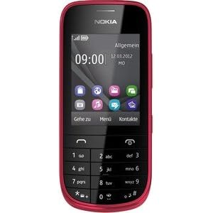ASHA 203 (DARK RED) - Mobiltelefon
