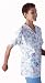 [Item]: Navy, Medium [Additional Info]: Mixing Great Form with Function - Our AngelStat Ladies' Two-Pocket Scrub Top. Our classically styled v-neck pullover tunic top keeps you comfortable in all settings. Includes two handy lower pockets, one with a sc