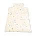 Pinolino 630345-6 - Bett- und Kopfkissenbezug f�r Kinderbetten, Pinos Spielwelt vanille
