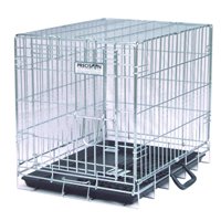 Childrens Toyshop  Pet Supplies : Precision Pet 2- door 2000 Small size Great Crate, 24 x 18 x 20-Inch, Chrome