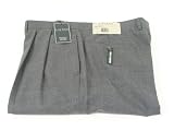 Ralph Lauren Mens Double Pleated Medium Gray Wool Dress Pants - Size 36 x34
