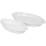 CorningWare French White 2-Piece Au Gratin Set