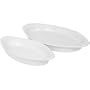 CorningWare French White 2-Piece Au Gratin Set