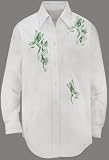Batik Frog White Shirt