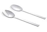 Zack 20836 PURE salad servers. Set Stainless Steel