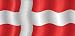 DANISH FLAG - Rear Window Graphic 25 x 67