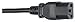 Tripp Lite P002-002 Power Converter Cable - C14 to NEMA 5-15R - 2ft