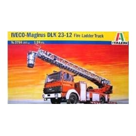 IVECO-Magirus DLK23-12 Fire Engine Ladder Truck by Italeri from Dickie