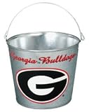 Georgia Bulldogs ( University Of ) NCAA 5 qt Metal Ice Bucket/Pail