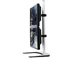 Atdec Pty Ltd Visidec Freestanding Vertical Monitor Max Weight Per Mount 26.5 Lbs Black Silver