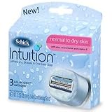 Schick Intuition Plus Razor Cartridge Refill, Normal To Dry Skin - 3 Each
