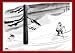 Charles Addams Christmas Cards - Downhill Skier