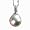 Dyed Gray 9.5-10mm Dewdrop 14k Gold Diamond Cultured Pearl Pendant w. Gold Chain Necklace (16