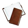 Day-Timer 88844 Organizer starter set, aviator cowhide leather wallet for 2009, 3-1/2x6-1/2, dark tan