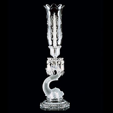 Baccarat Dauphin Candelabra 1-Light