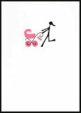 Baby Girl Note Cards & Stationery