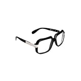 Matte Black Square Clear Lens Glasses