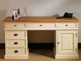 Painted Pine Pedestal Desk - Mottisfont