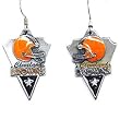 Cleveland Browns Dangle Earrings - NFL Football Fan Shop Sports Team Merchandise
