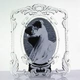 Mikasa Princess oval 5x7 crystal frame