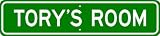TORY ROOM SIGN - Personalized Gift Boy or Girl, Aluminum