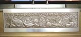 Elite Bath Chameleon Stainless Square Edge Apron Front Farm Sink With Art - SFS30
