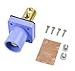 ADI Marinco CL40MRB-D CL Series Panel Mounts Inlet(400A/600V) Male-Blue (D)